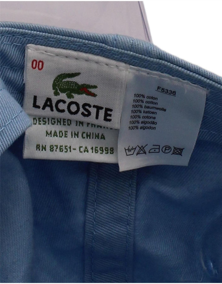 Lacoste Herre baseballkasket One Size blå bomuld