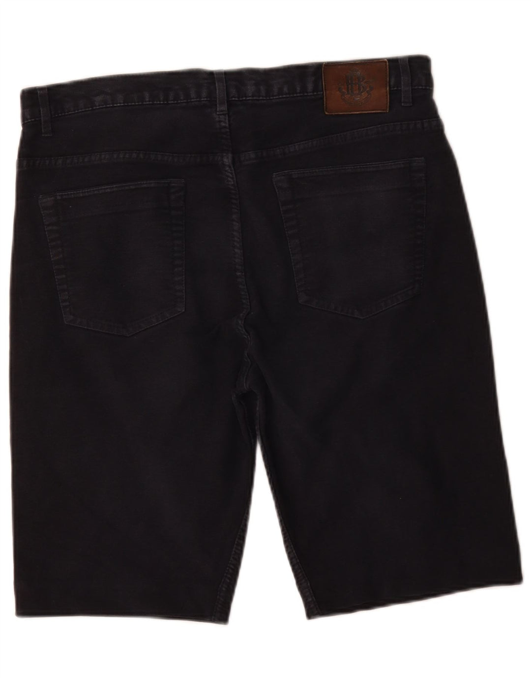 Marks & Spencer Herre Blue Harbor Chino Shorts W34 Large Navy Cotton