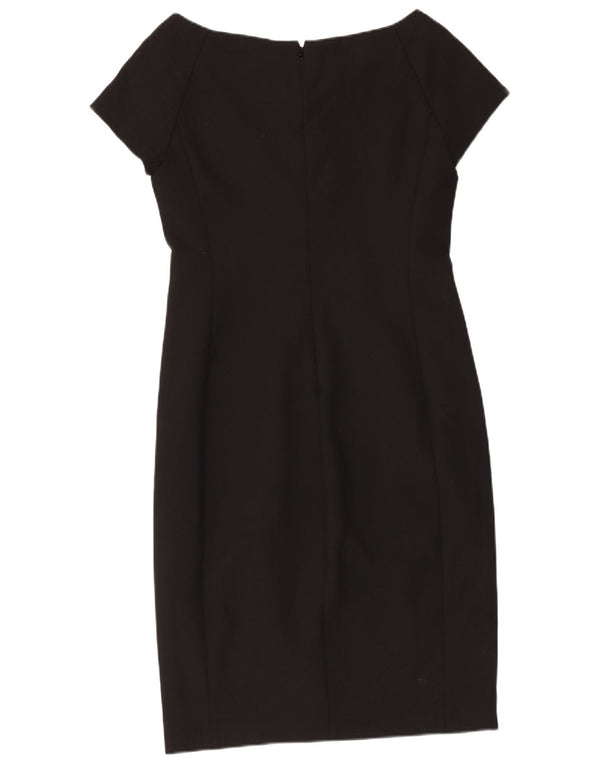 Zara Womens Sheath Dress UK 14 Large Black