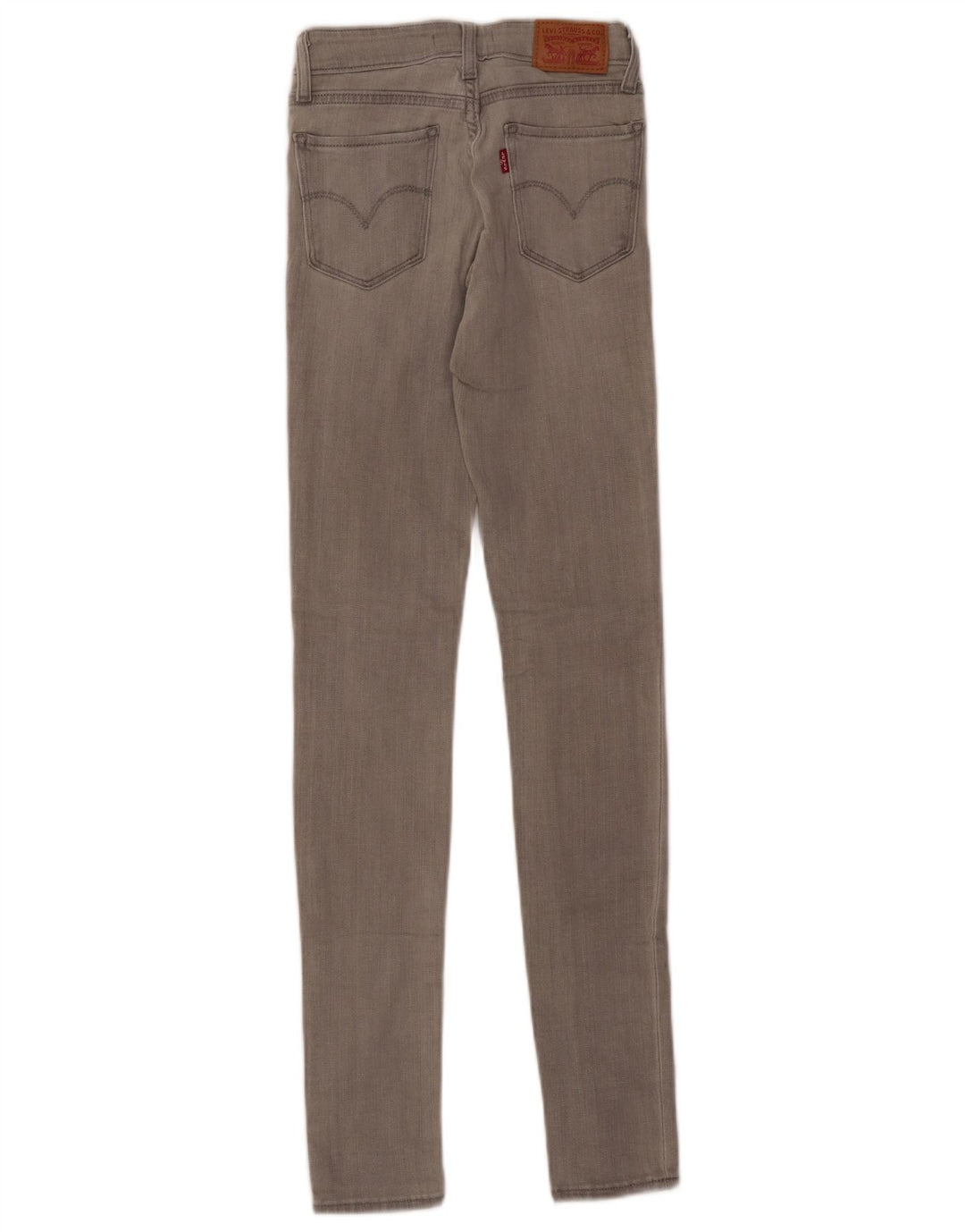 Levi's Dame 711 Skinny Jeans W23 L32 Grå Bomuld