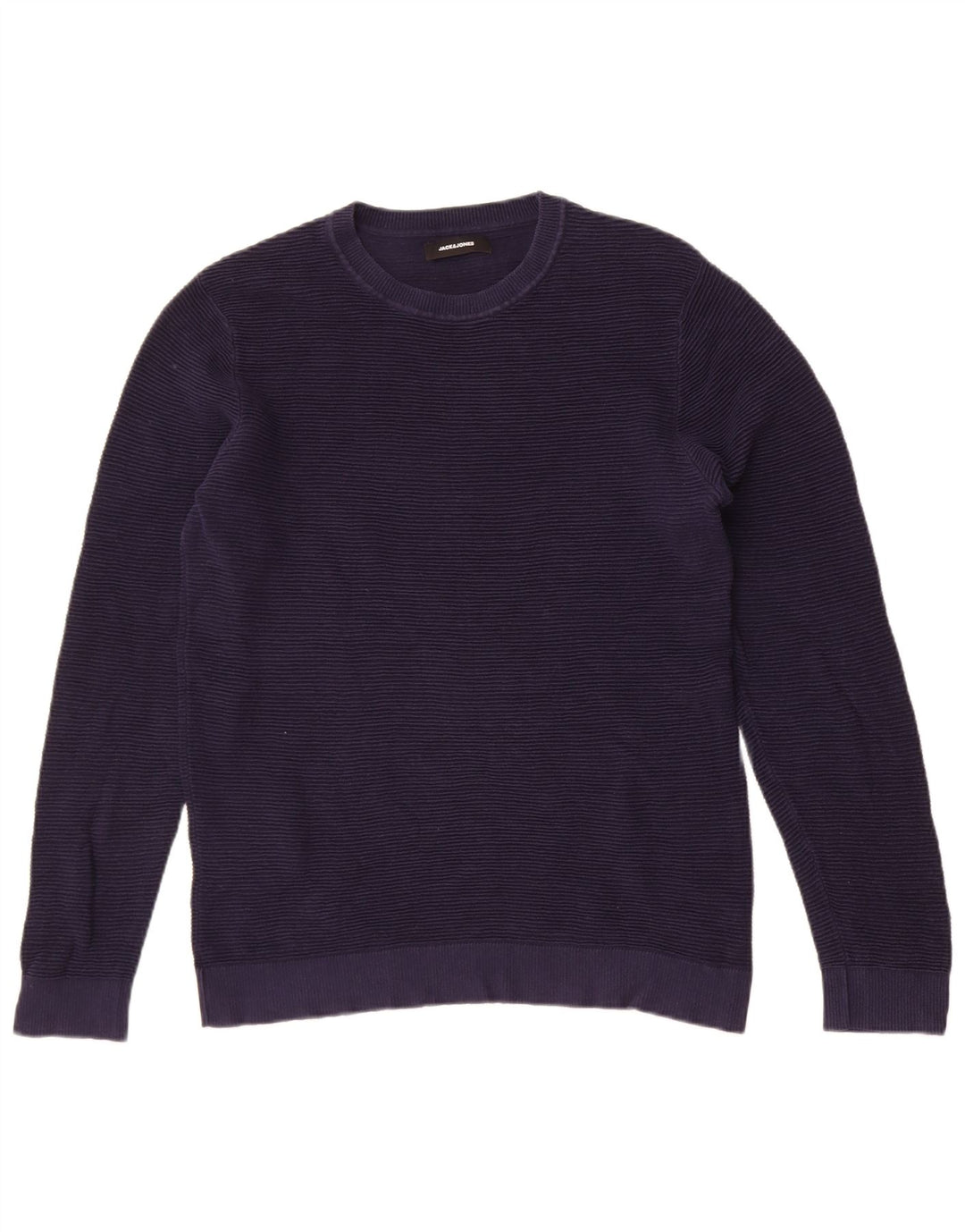 Jack & Jones Herre sweater med rund hals, stor marineblå bomuld