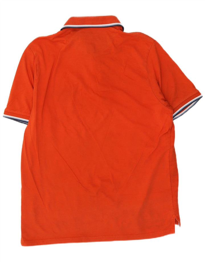 Marks & Spencer Herre Blue Harbor afslappet pasform poloskjorte stor orange