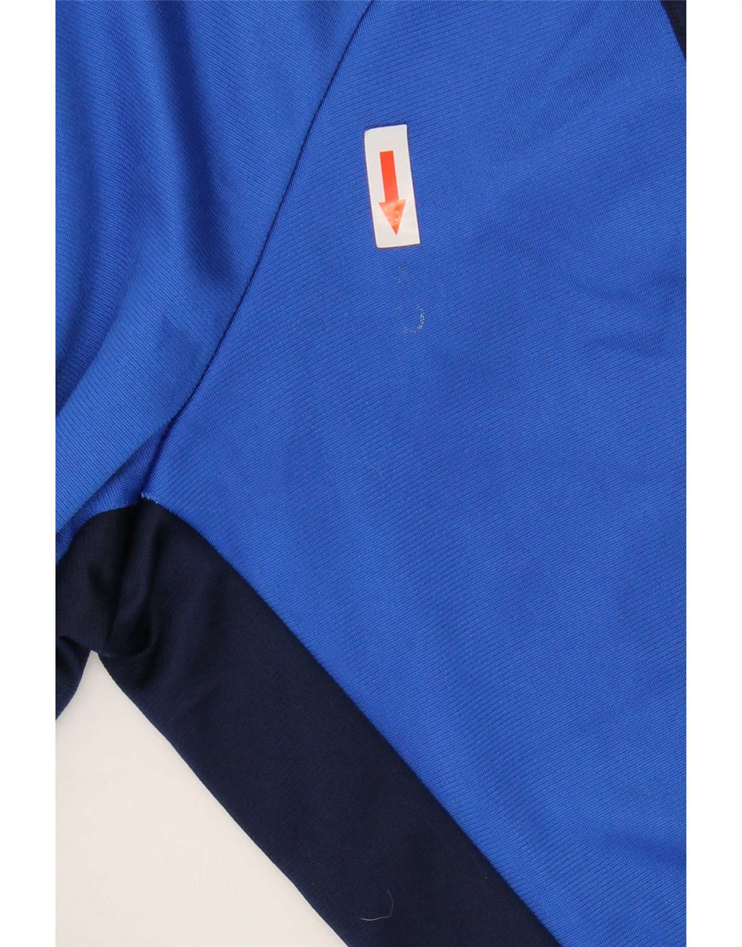 Adidas Træningsdragt til mænd Topjakke UK 40/42 Medium Blue Colourblock Polyester
