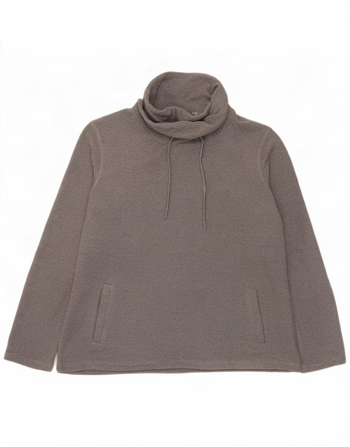 Mountain Warehouse Dame Shawl Neck Fleece Jumper UK 18 XL Grå Polyester