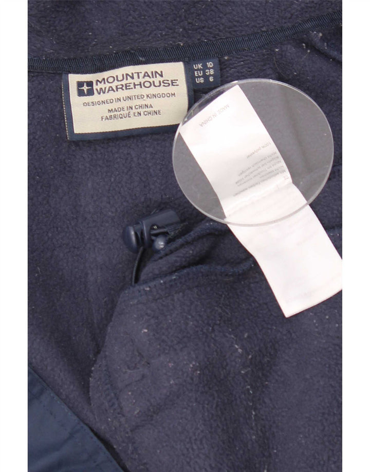 Mountain Warehouse Dame Hætte vindjakke UK 10 Small Navy Blue