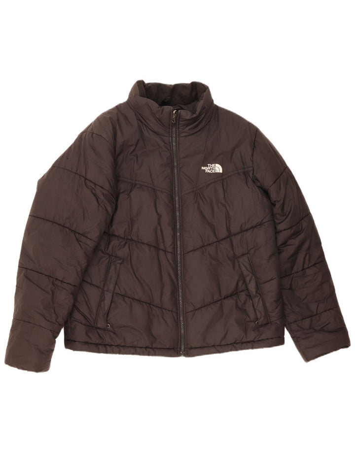 The North Face Herre Polstret Jakke UK 40 Large Sort Polyester