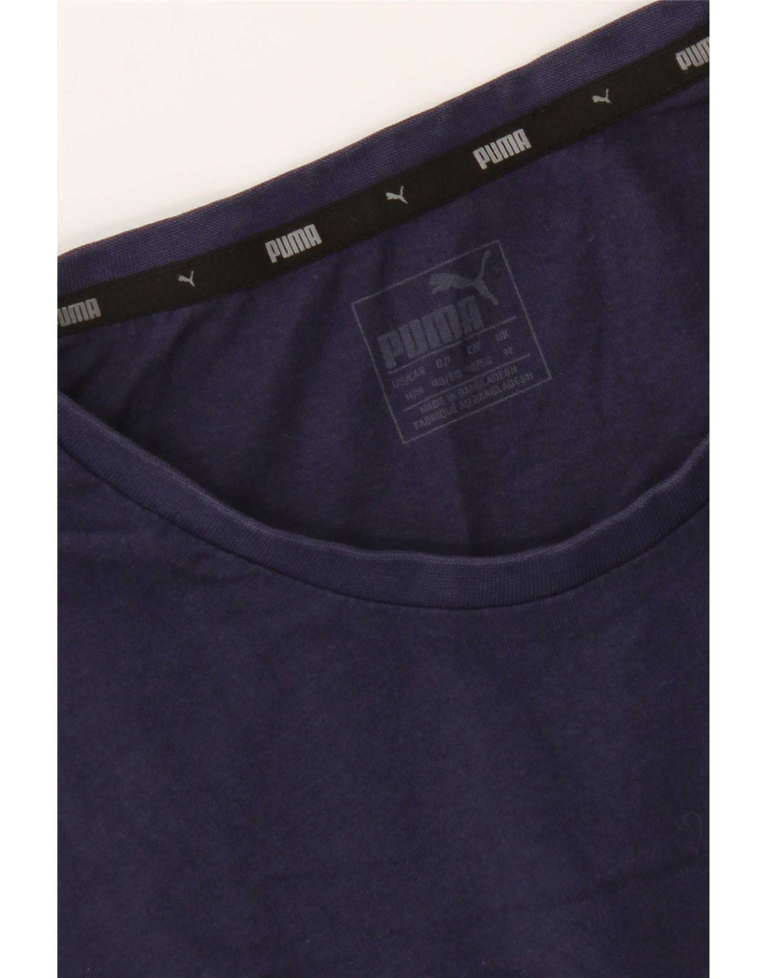 Puma Herre grafisk T-shirt Top Medium Navy Blue