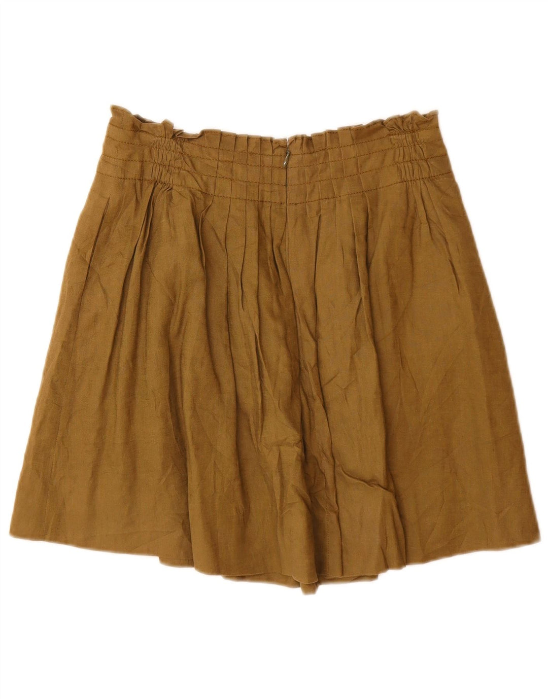 J. Crew Womens Flared Skirt US 2 XS W26 Khaki Linen