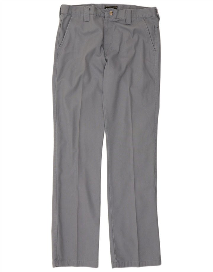 Lee Herre Sharp Fit Straight Chino Bukser W34 L34 Grå Bomuld