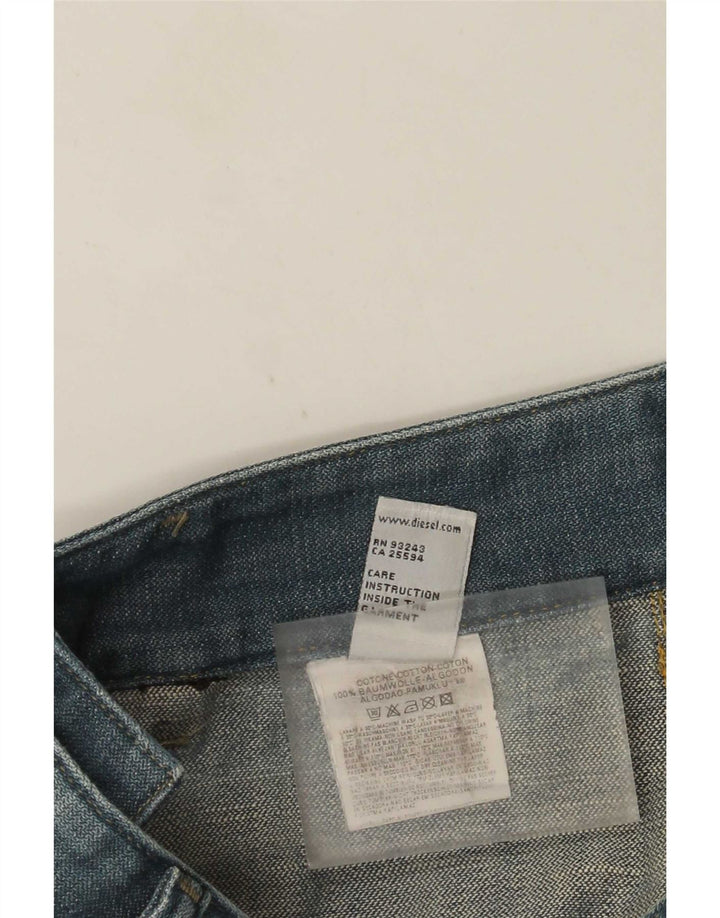 Diesel Dame Bootcut Jeans W30 L32 Blå Bomuld