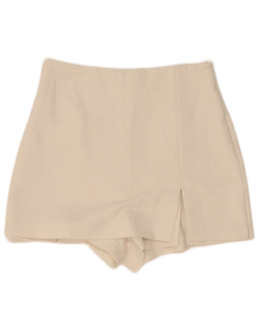 Zara Dame Skort Hot Pants Medium W28 Hvid