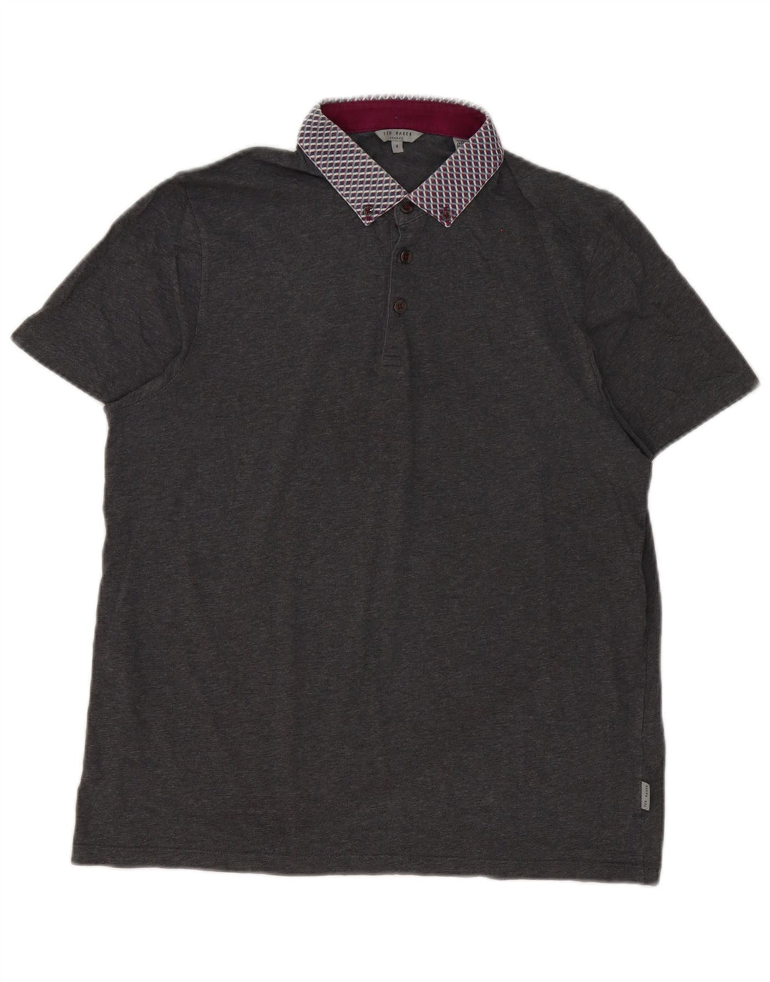 Ted Baker herre poloshirt str. 4 Large Grå