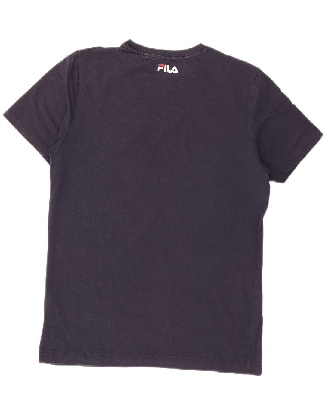 Fila Herre grafisk T-shirt Top Stor marineblå bomuld