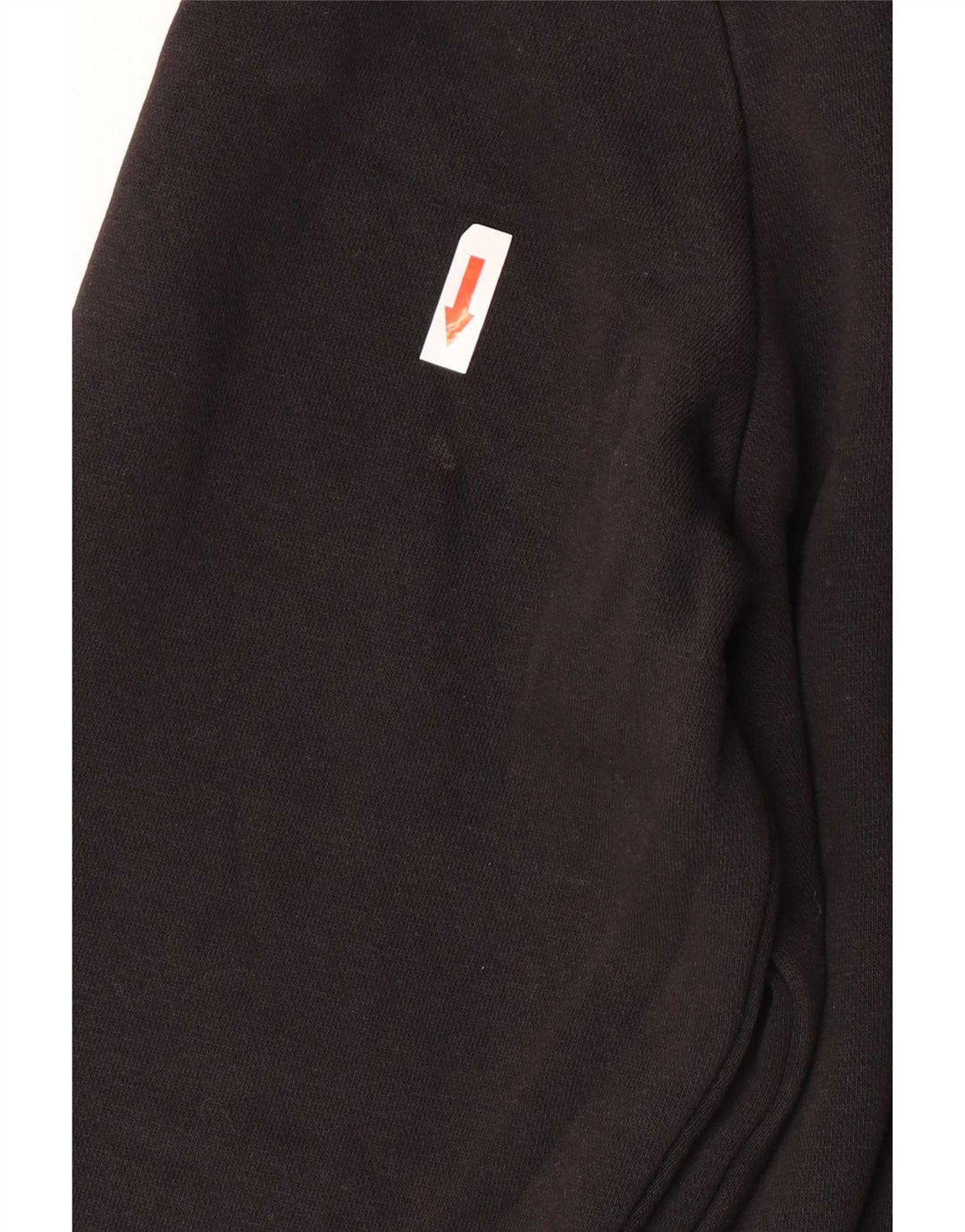 Tommy Hilfiger Herre Grafisk Zip Neck Sweatshirt Jumper Medium Sort Bomuld
