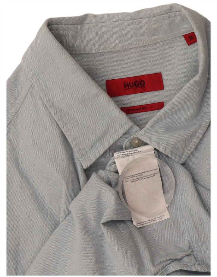 Hugo Boss Herre Straight Fit skjorte Medium Blue Bomuld
