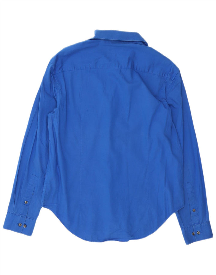 Calvin Klein Herre Slim Fit Skjorte Størrelse 15 1/2 Medium Blue Cotton