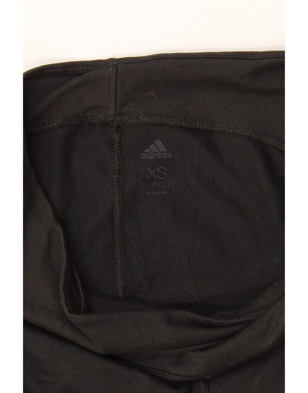 ADIDAS Womens Climalite Leggings UK 4 XS Black Polyester Vintage Adidas and Second-Hand Adidas from Messina Hembry 