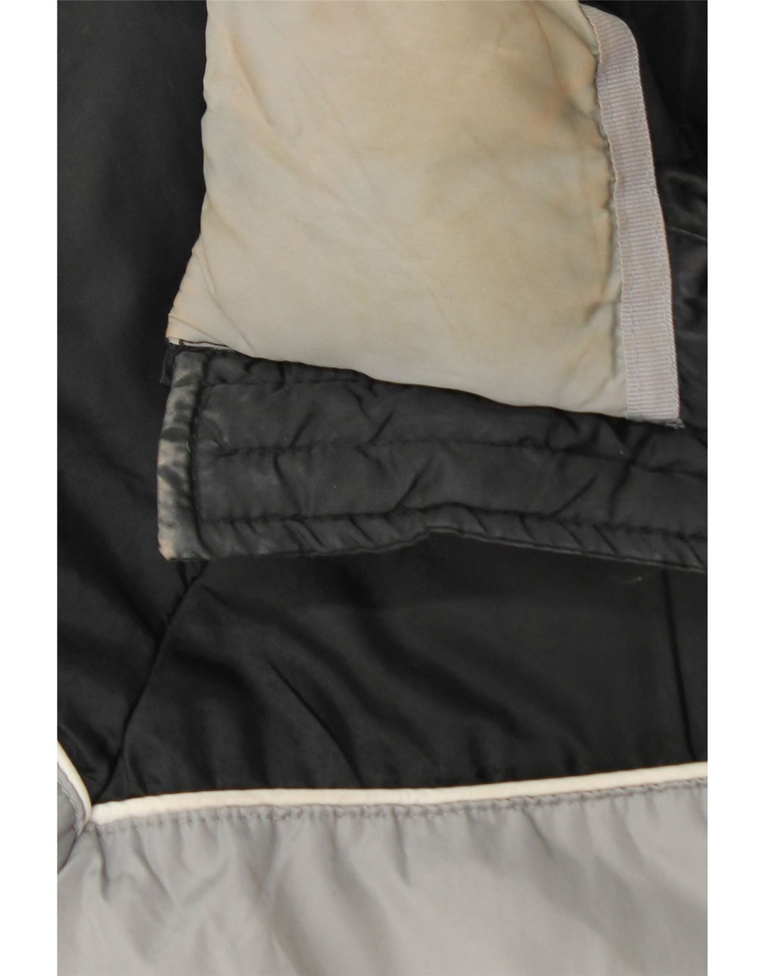 Fila Polstret Herrejakke UK 40 Stor Sort Colourblock Nylon