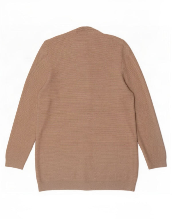 White Stuff Womens Open Cardigan Sweater UK 10 Small Beige