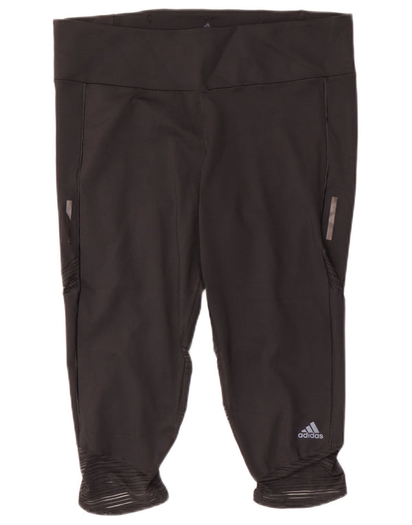 Adidas Dame Aeroready Capri Leggings UK 16/18 Large Black