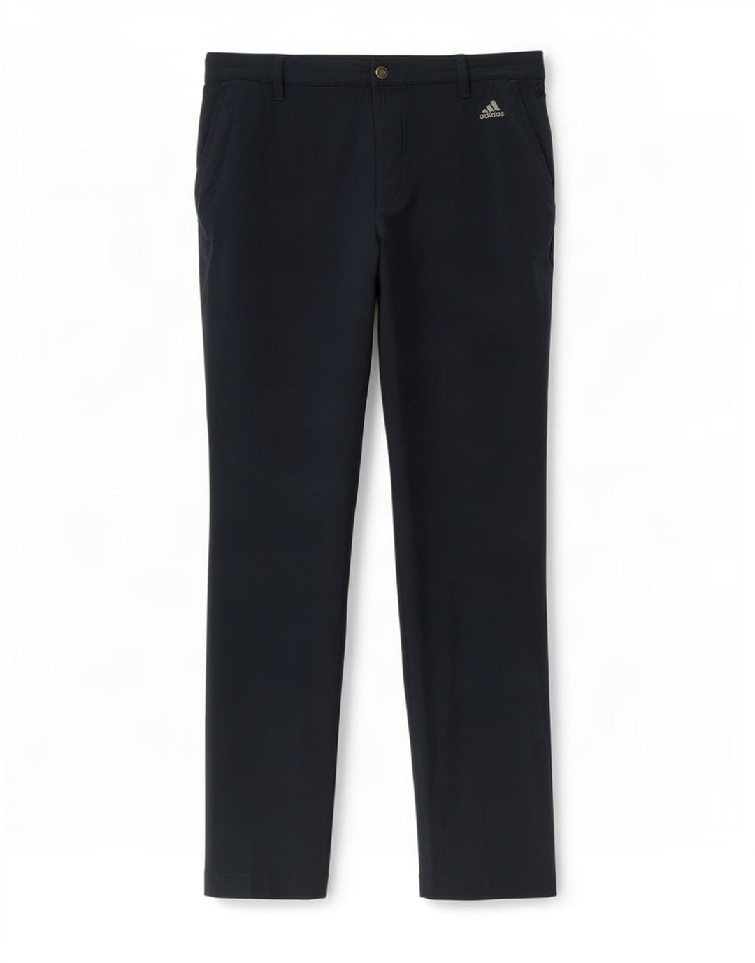 Adidas Slim Chino-bukser til mænd W36 L30 Marineblå polyester