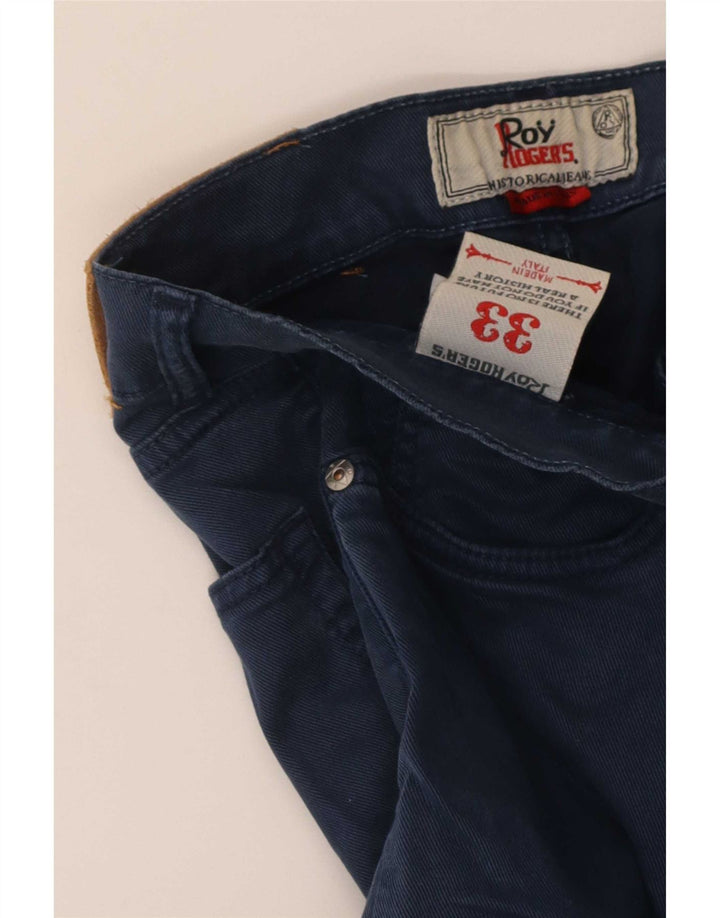 Roy Rogers Slim Jeans til mænd W33 L30 Marineblå bomuld