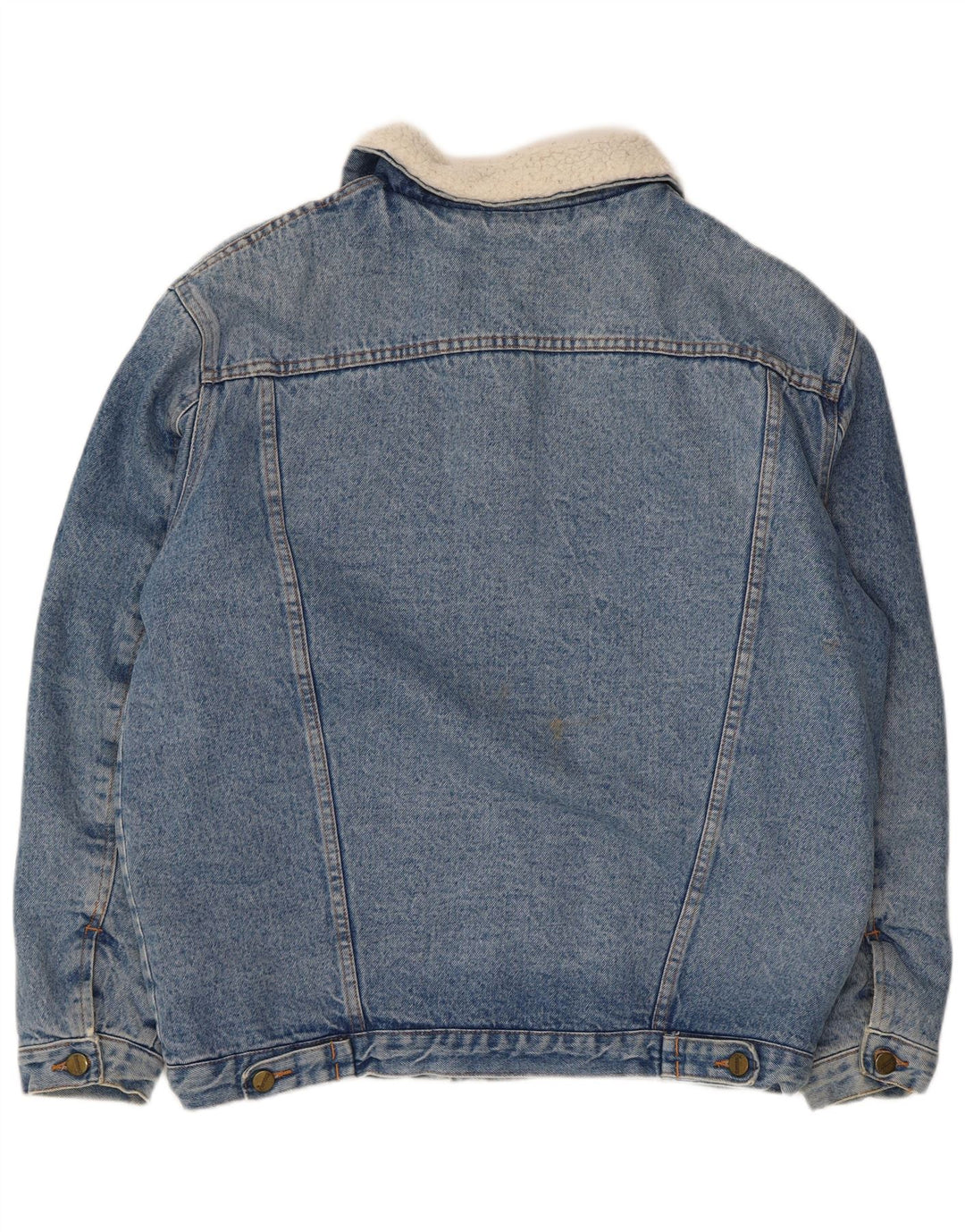 Romano Herre Sherpa denimjakke UK 42 XL Blå Polyester