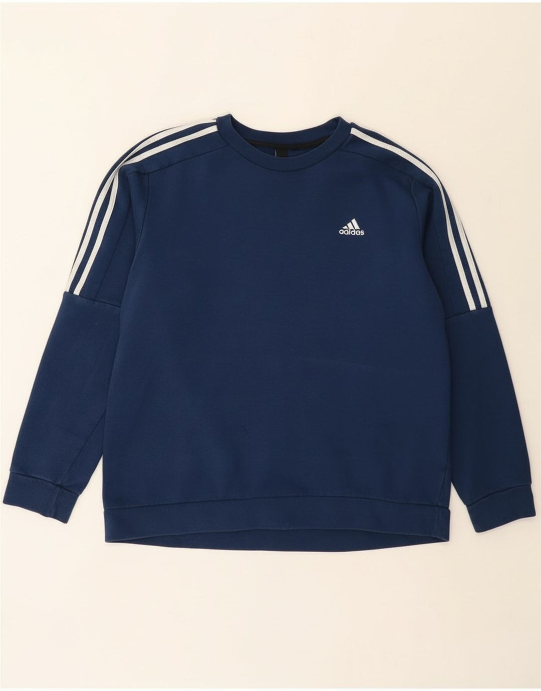 Adidas Sweatshirt til mænd, stor marineblå bomuld