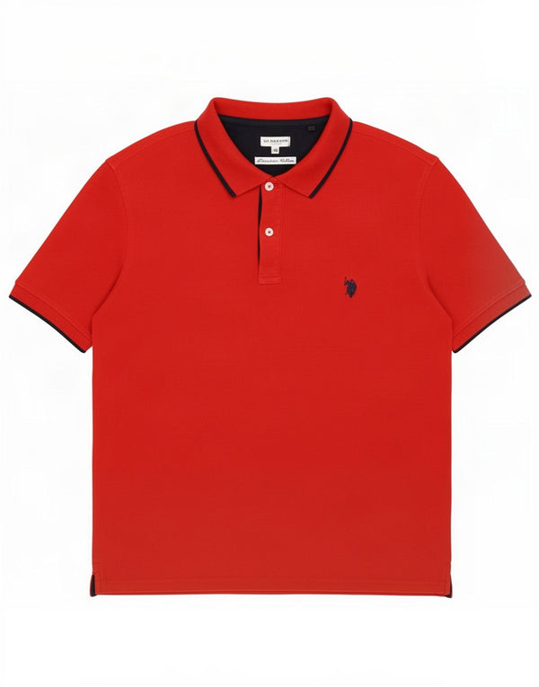 U.S. Polo Assn. Herreskjorte 2XL rød bomuld