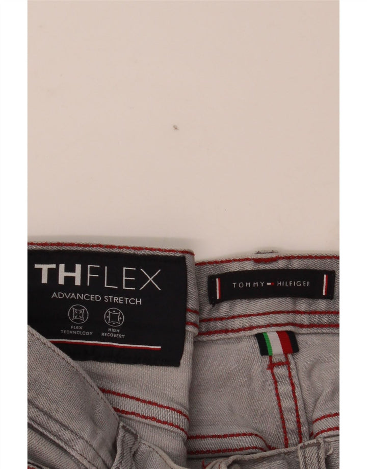 Tommy Hilfiger Herre Bleecker Stretch Slim Jeans W33 L32 Grå Bomuld