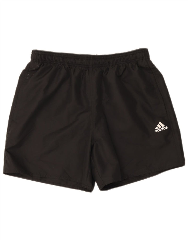 ADIDAS Sportsshorts til mænd, store sorte polyester