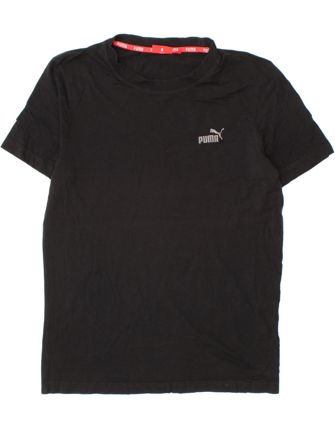 PUMA Mens T-Shirt Top Small Black Vintage Puma and Second-Hand Puma from Messina Hembry 