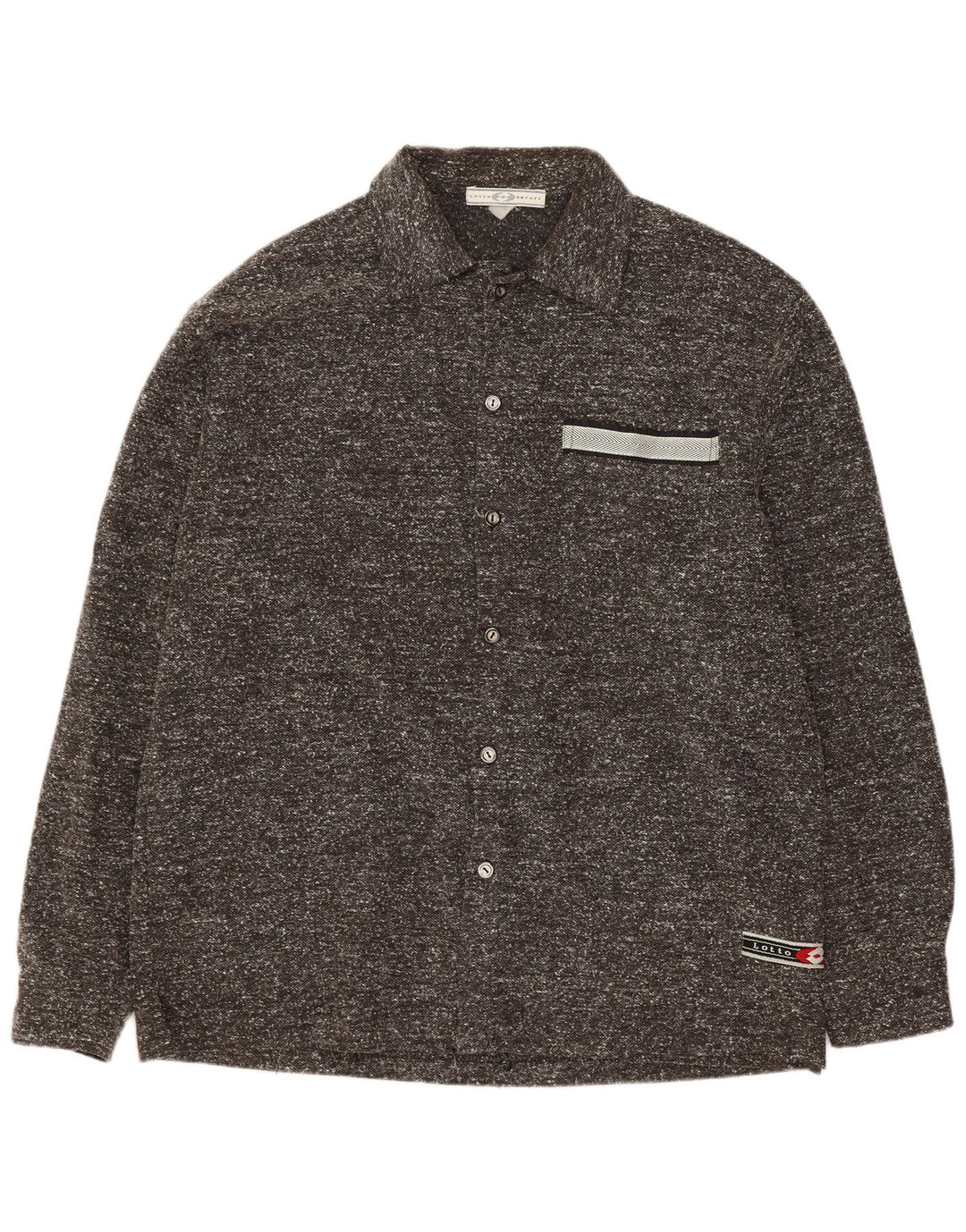 LOTTO Flanelskjorte til mænd UK 40/42 Large Grey Flecked