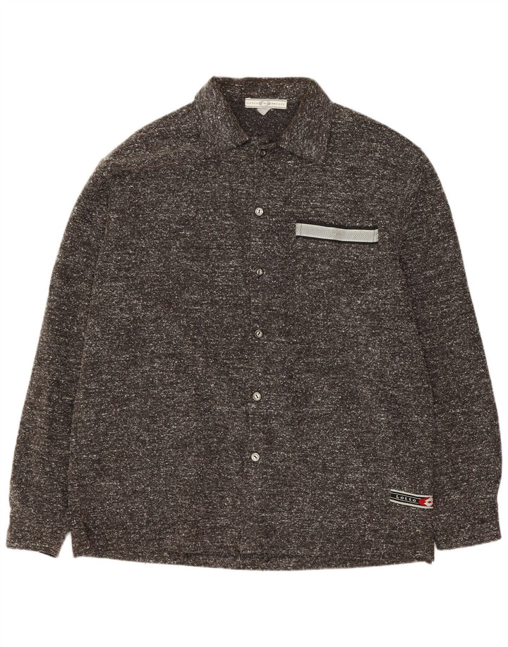 LOTTO Flanelskjorte til mænd UK 40/42 Large Grey Flecked