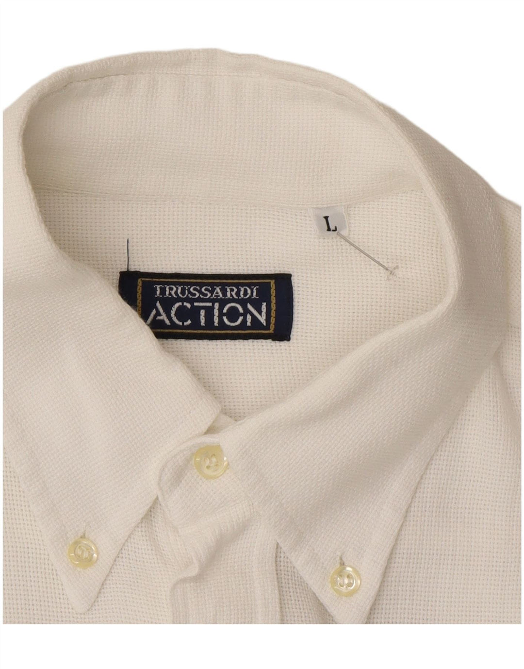 Trussardi herreskjorte stor hvid