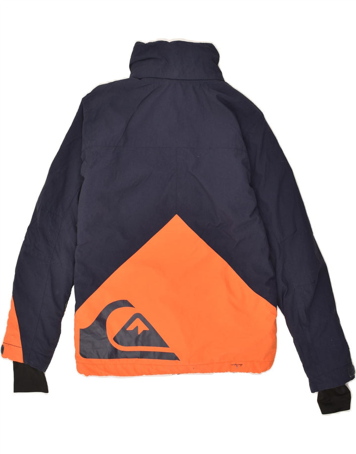 QUIKSILVER Boys Graphic Windbreaker Jacket 11-12 Years Large Navy Blue | Vintage Quiksilver | Thrift | Second-Hand Quiksilver | Used Clothing | Messina Hembry 