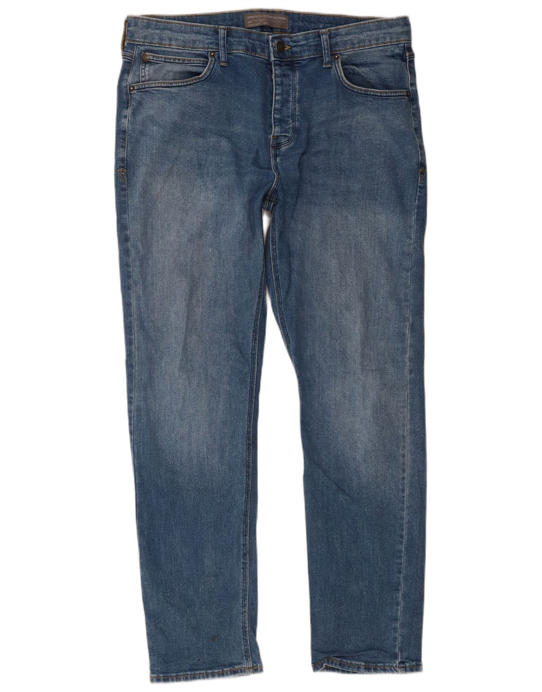 French Connection Slim Jeans til mænd W34 L32 blå bomuld
