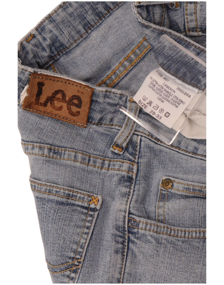 Lee Dame Cameron Straight Jeans W29 L33 Blå Bomuld