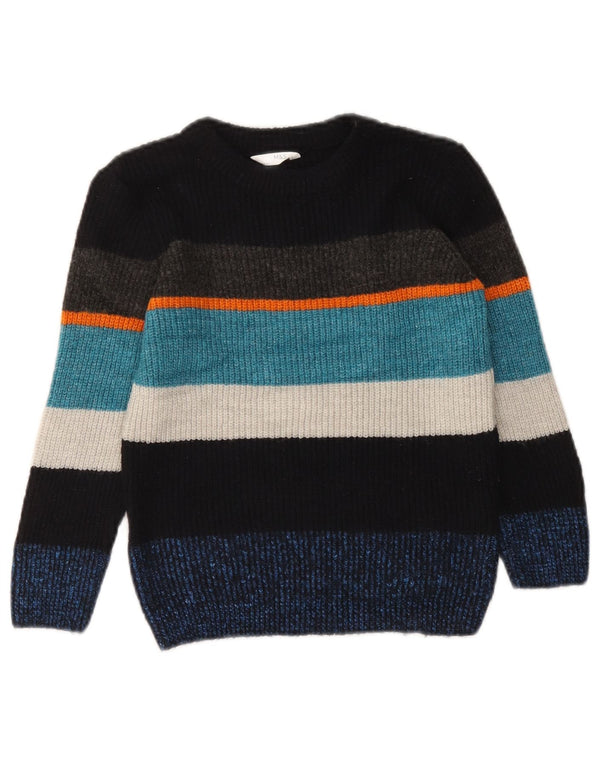 Marks & Spencer Boys Boat Neck sweater 5-6 år Marineblå stribet