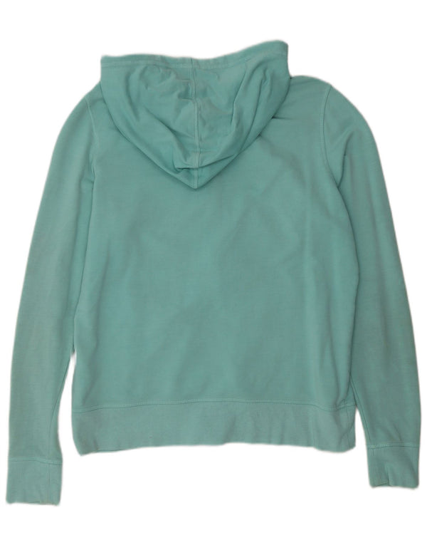 Marks & Spencer Dame Hættetrøje Sweater UK 16 Stor Blå Bomuld