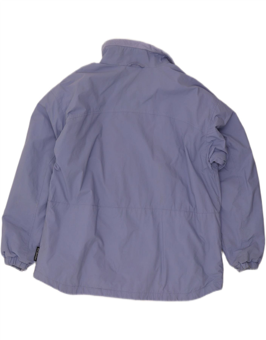 Columbia Dame Oversized Windbreaker Jacket UK 18 XL Lilla Nylon