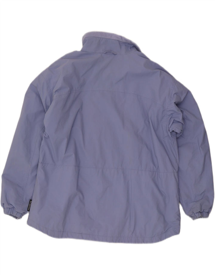 Columbia Dame Oversized Windbreaker Jacket UK 18 XL Lilla Nylon