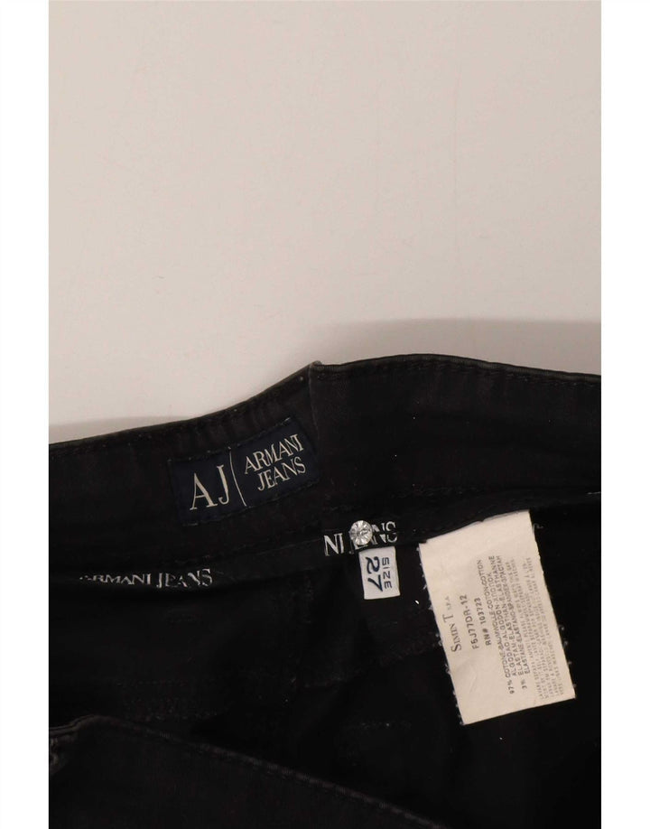 Armani Dame Capri Bukser W27 L20 Grå Bomuld