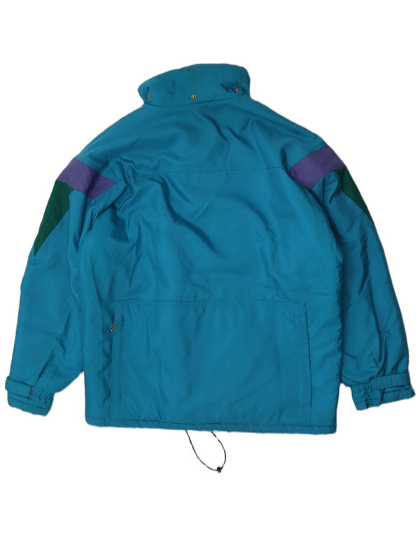 Sergio Tacchini Herre Skijakke UK 42 XL Blå Colourblock
