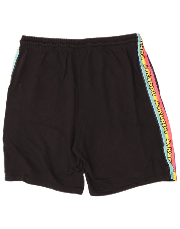 Kappa Herre grafiske sportsshorts XL Sort Colourblock