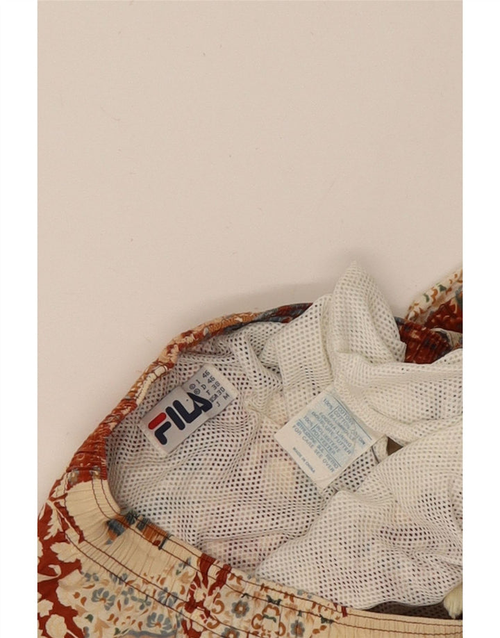 Fila Badeshorts til mænd IT 46 Små flerfarvet Patchwork Bomuld