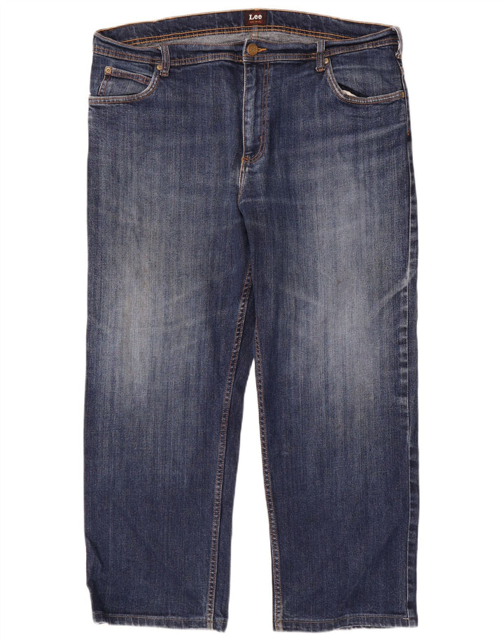 Lee Mens Brooklyn Straight Jeans W40 L27 Blå Bomuld