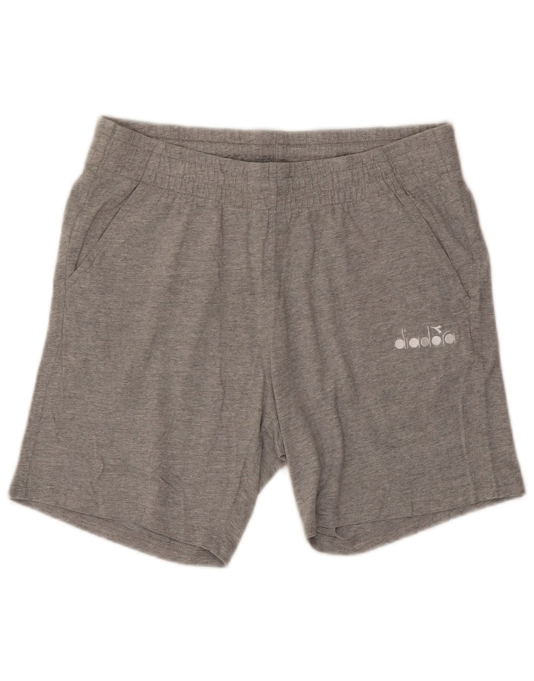 Diadora sportsshorts til kvinder UK 12 mellemgrå bomuld