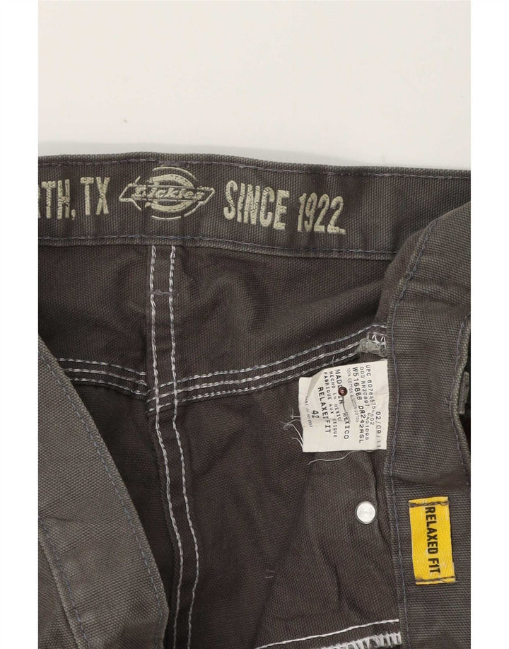 Dickies Herre Relaxed Fit Cargo Shorts W42 2XL Grå Bomuld