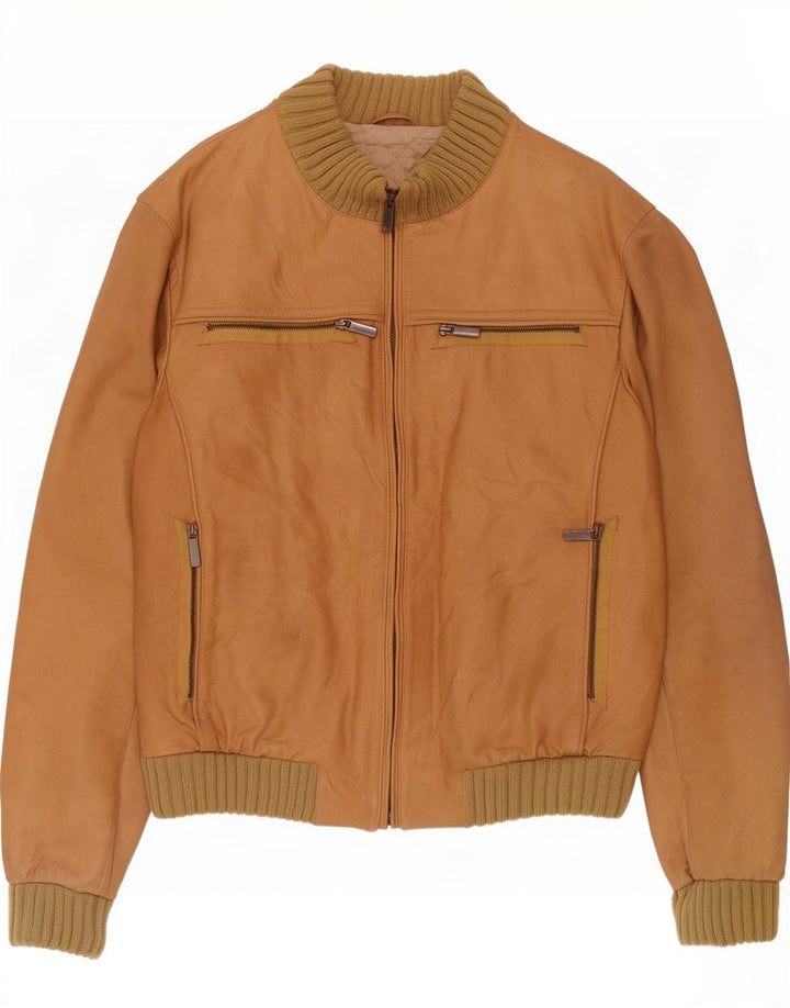 J.J.Scott Herre Læderjakke IT 52 XL Beige